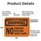 Signmission No Smoking Matches or Open Flame OSHA Warning Sign, Plastic, 14in W x 10in L, 2PK OS-2PACK-WS-P-1014-L-19696 - alternate 4